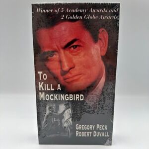 To Kill a Mockingbird VHS Gregory Peck Robert Duvall Factory Sealed New B&W